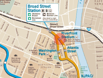 Riverfront Stadium station map