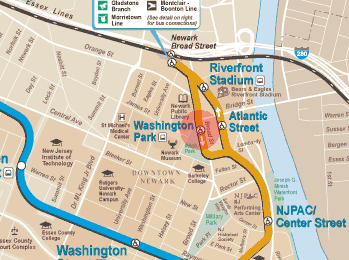 Washington Park station map
