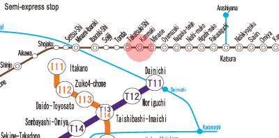HK-73 Kammaki station map
