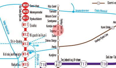 HK-90 Toyotsu station map