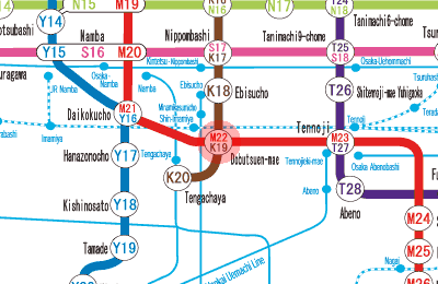 K19 Dobutsuen-mae station map