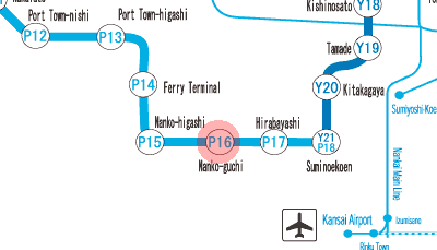 P16 Nankoguchi station map