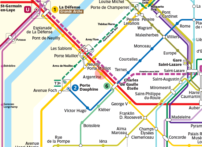 Argentine station map