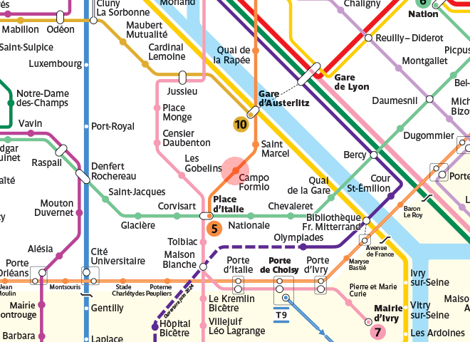 Campo Formio station map
