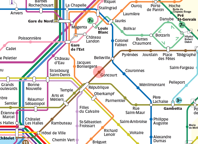 Goncourt station map