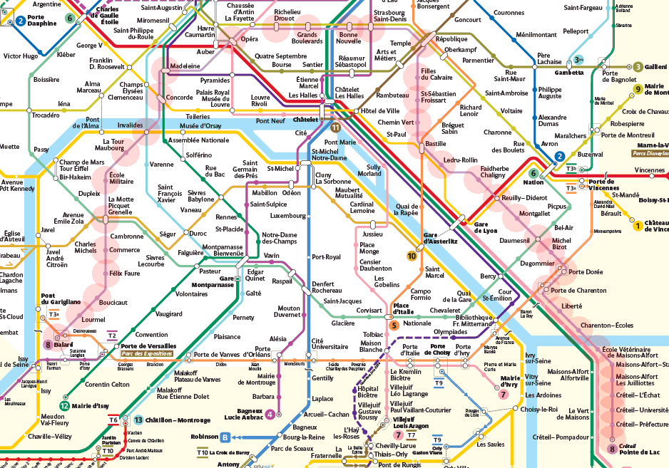Paris Metro Line 8 map