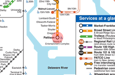 AT&T station map