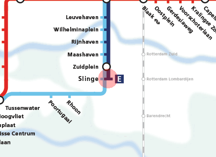 Slinge station map