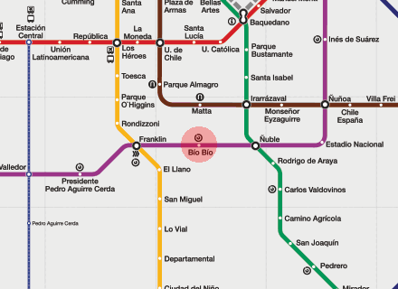 Bio Bio station map