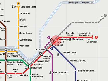 El Golf station map