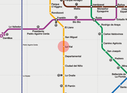 Lo Vial station map