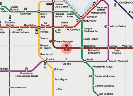 Matta station map