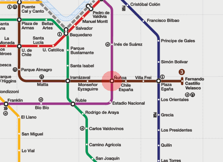 Nunoa station map