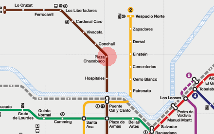 Plaza Chacabuco station map