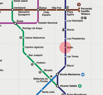 Quilin station map