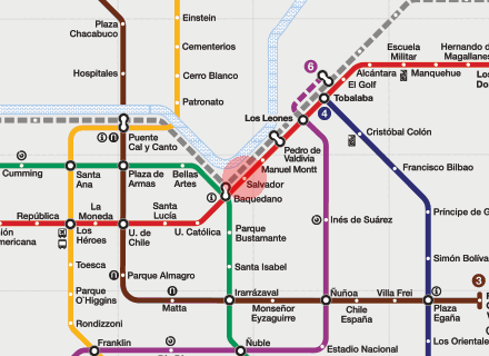 Salvador station map