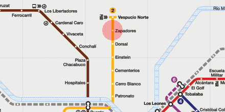 Zapadores station map