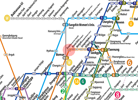 Anam station map