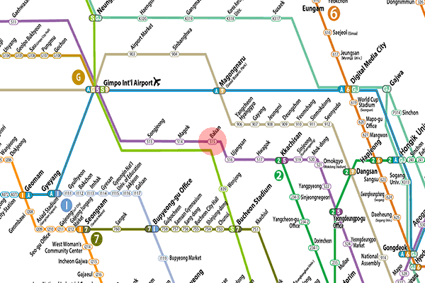 Balsan station map