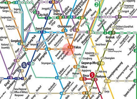 Beotigogae station map