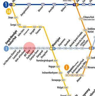 BIT Zone station map