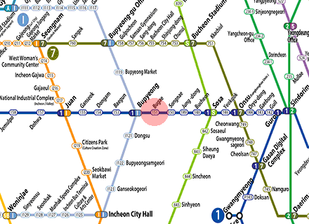 Bugae station map