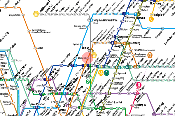Changsin station map