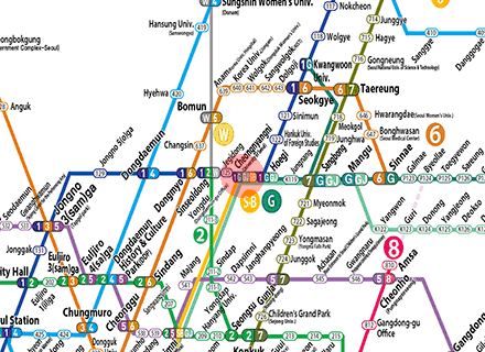 Cheongnyangni station map