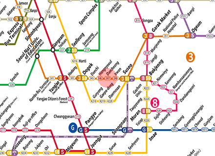 Daecheong station map