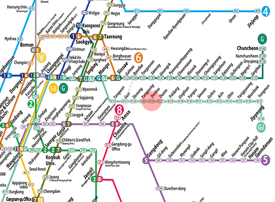 Deokso station map
