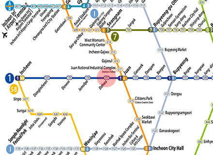 Dohwa station map