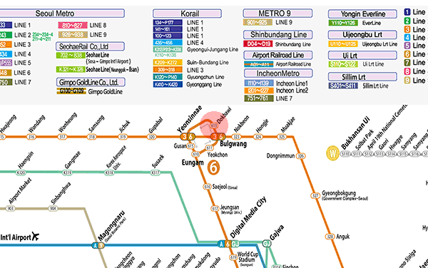 Dokbawi station map
