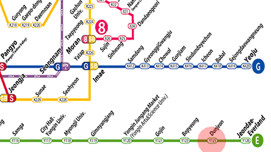 Dunjeon station map