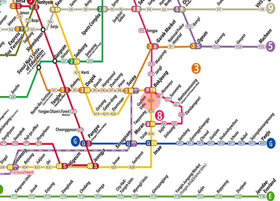 Gachon University station map