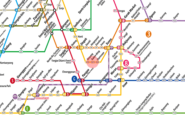 Gaepo-dong station map