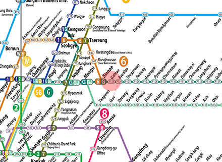Galmae station map