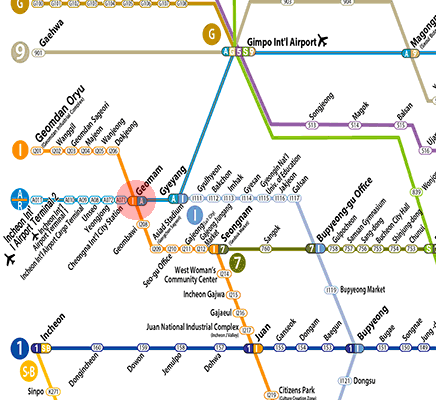 Geomam station map