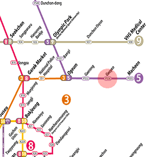 Geoyeo station map