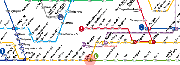 Giheung station map