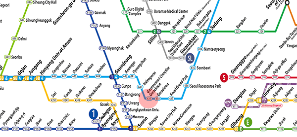 Government Complex Gwacheon station map