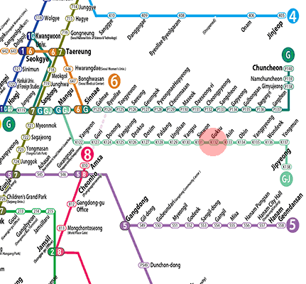 Guksu station map