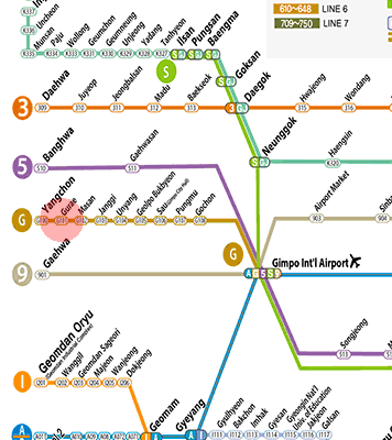 Gurae station map
