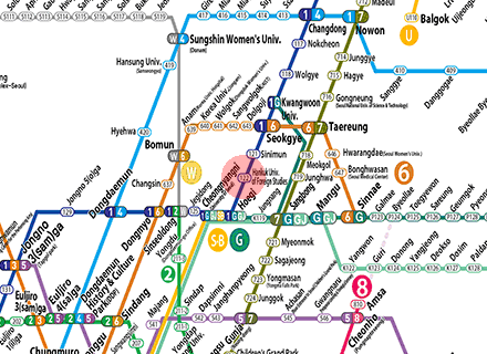 Hankuk University of Foreign Studies station map