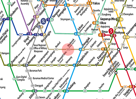 Heukseok station map
