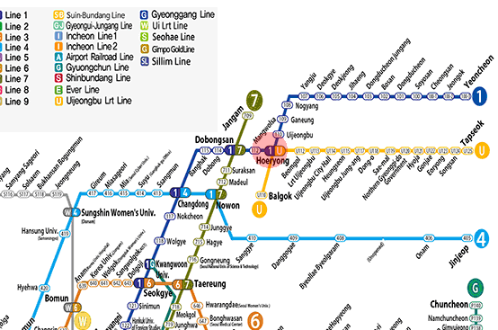 Hoeryong station map