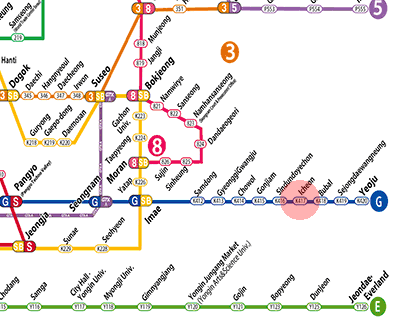 Icheon station map