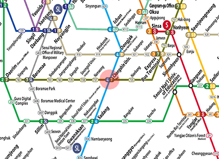 Isu station map