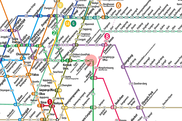 Jamsillaru station map