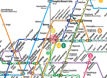 Jegi-dong station map
