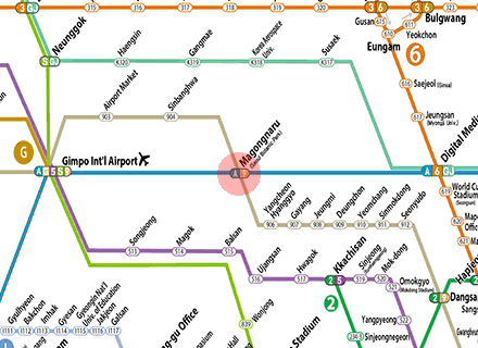 Magongnaru station map